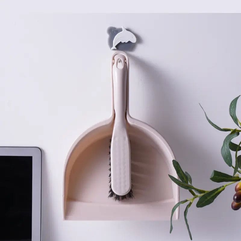 Mini Cleaning Brusper, Small Broom Dustpans Set, Desktop Sweep Desk Broom and Dustpan Set, Home School Office Clean Tool, Dust Removal Soft Bristle Brush with Dustpan, Mini Handy Dust Cleaning Sweeping Brush, Floor Dust Collector