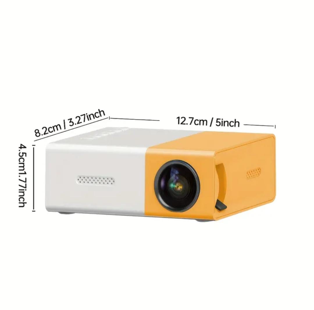 Mini Portable Projector, New Ultra High Definition Projector, Wall Projector With Mobile Phone Connection, Home Theatre Projector