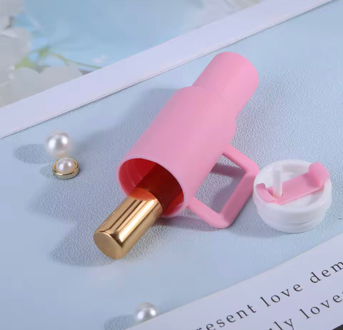 Mini Stanley Accessories Holder Keychain, Cute Tumbler Cup Handle Decoration, Mini Tumbler Lip Balm And Accessories Holder, Cute Mini Tumbler Storage Case