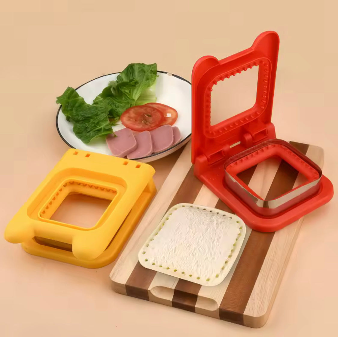Sandwich Cutter And Sealer, Flip Sandwich Cutting Tool For Kids, Sandwich Bread Toast Mold