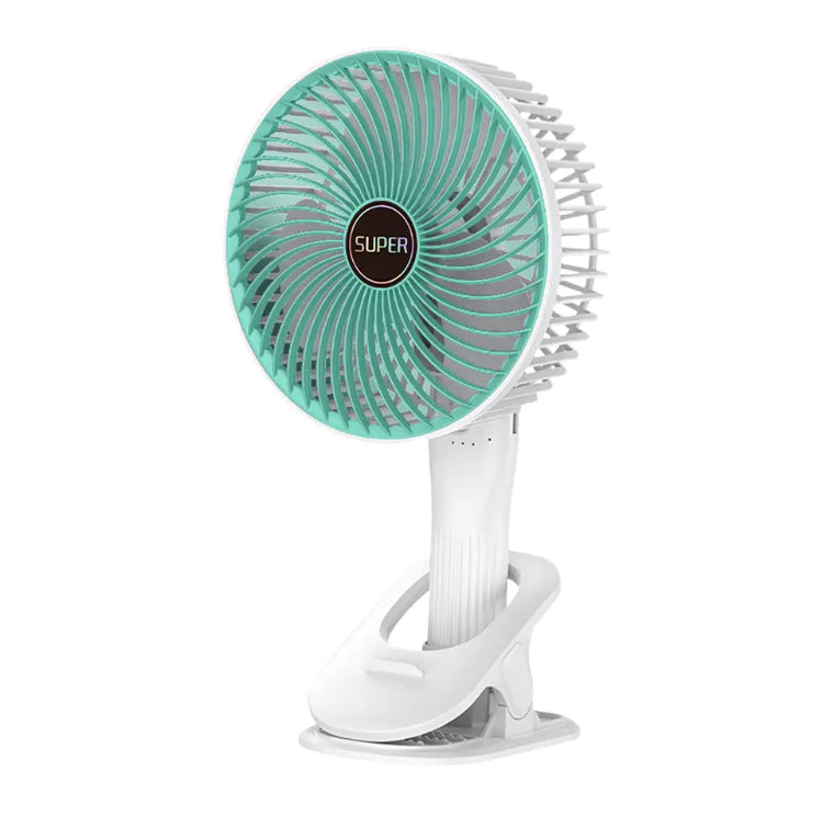 Portable Small Clip Fan With Phone Stand, Lightweight Mini Handheld Cooling Fan, Rechargeable Table Fan