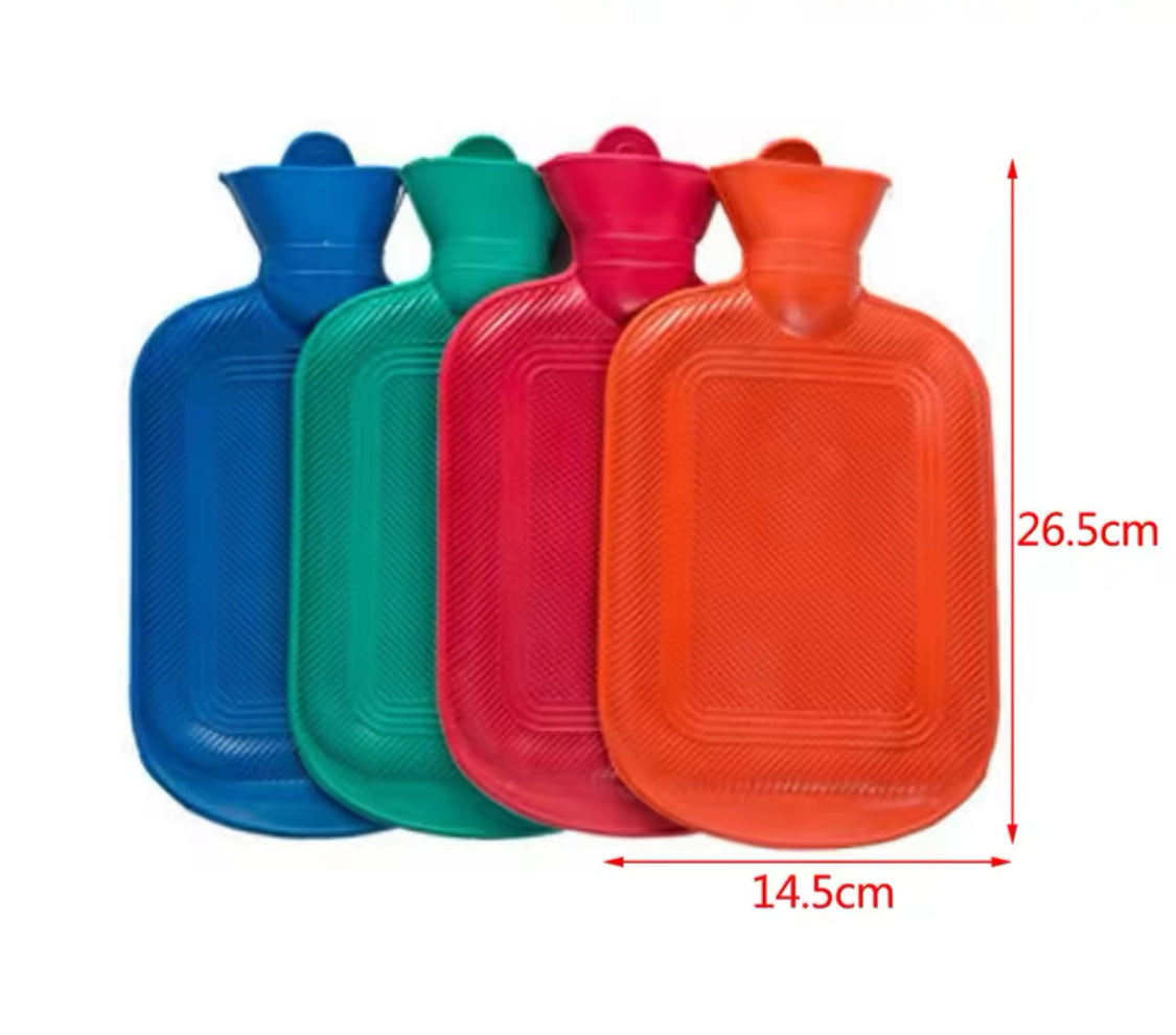 Water Injection Rubber Hot Water Bottle, Explosion Proof Warm Water Bag, Hand Feet Warmer Water Bottle