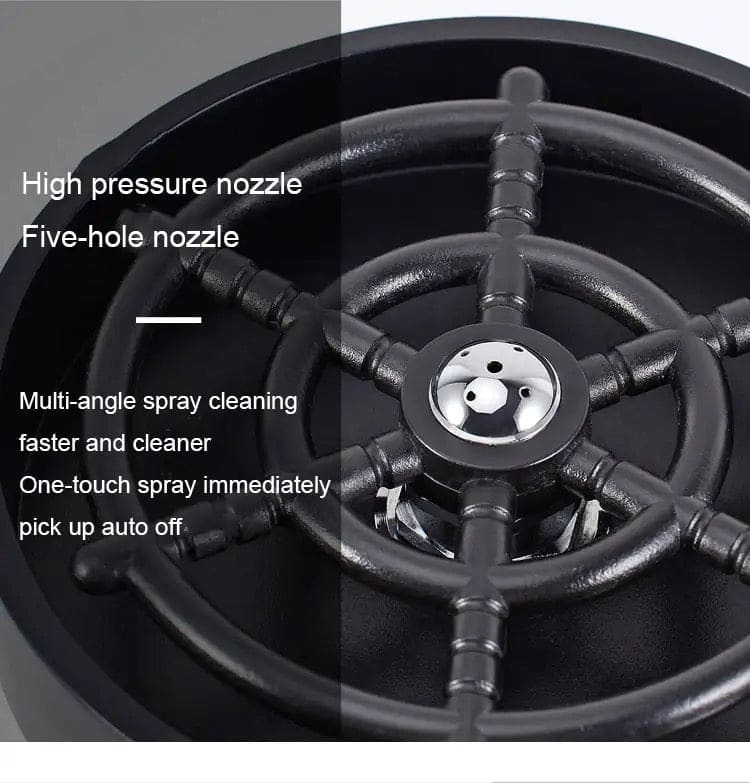 Automatic Cup Washer, Faucet Glass Cleaner For Kitchen Sink, Bar Glass Rinser Coffee Pitcher, Washer Bottle Rinser Wash Cup Tool, Faucet Bar Glass Rinse, Kitchen Sink Accessories Sets Glass Rinser, High Pressure Glass Cleaner