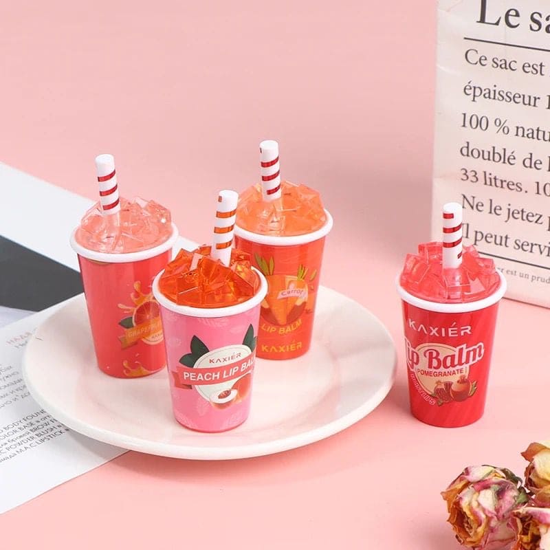 Crush Cup Lip Balm, Ice Cream Drink Bottle Lipgloss, Coke Shape Natural Lip Balm, Long Lasting Moisturizing Lipstick, Anti Drying Hydration Lip Care