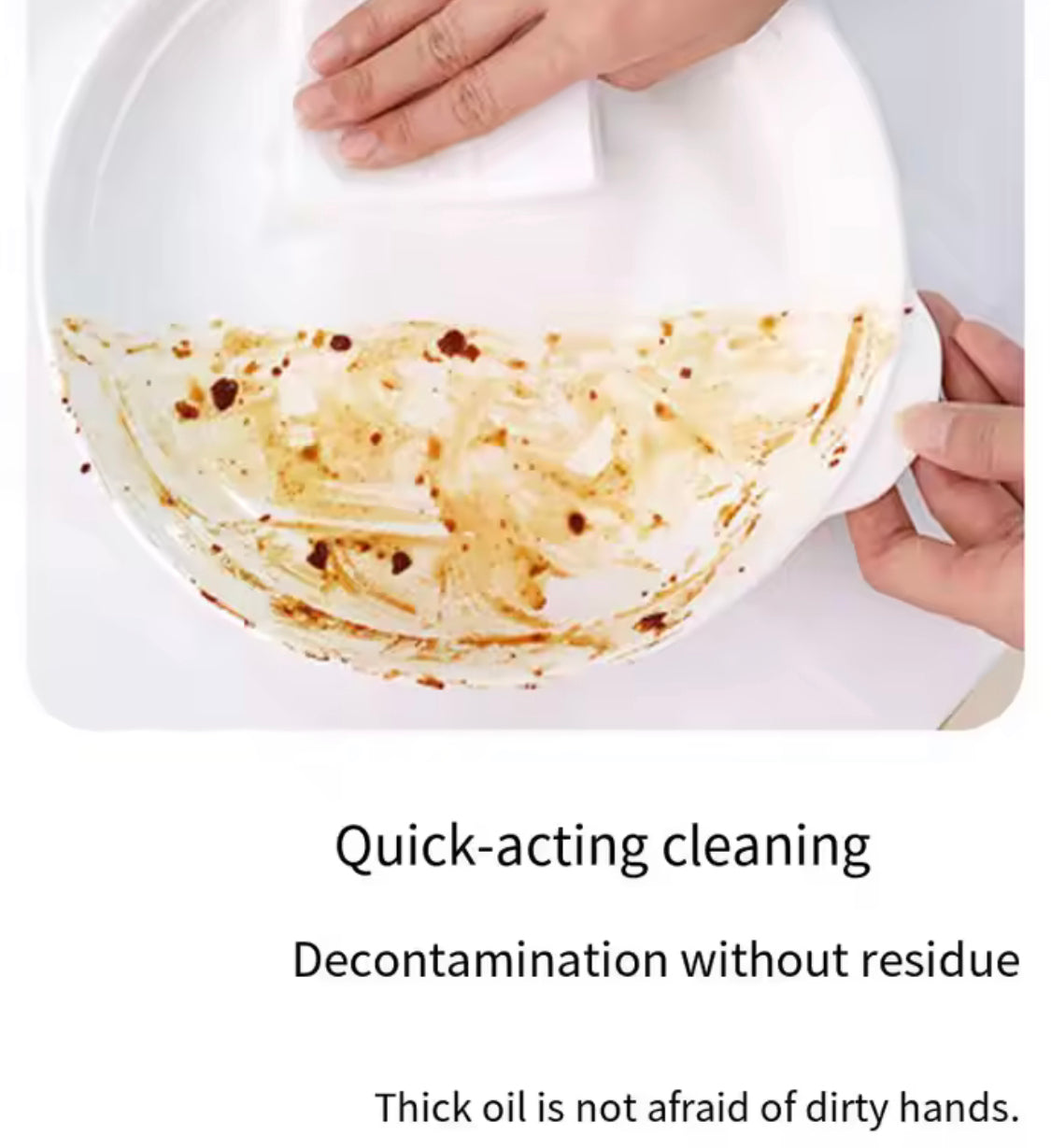 Household Kitchen Wipes, Oil Stain Removal Wipes, Dirt-Removing Portable Cleaning Towel