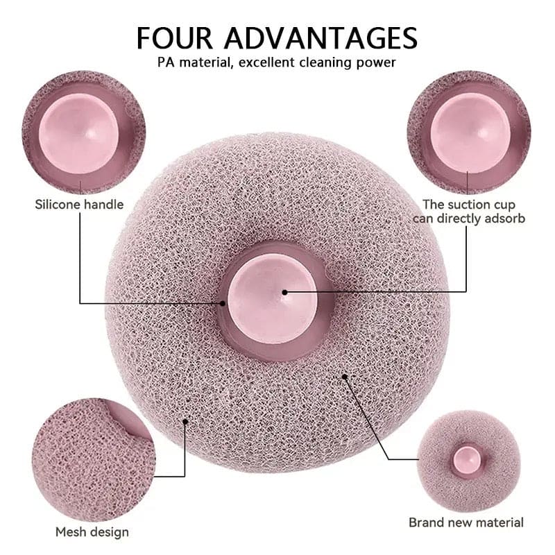Shower Massage Ball, Handheld Bath Sponge Ball, Exfoliating Puff Body Cleaner, Body Loofah Sponge, Lazy Bath Foam Sponge, Rub Bath Mud Sponge, Towel Bath Back Brush