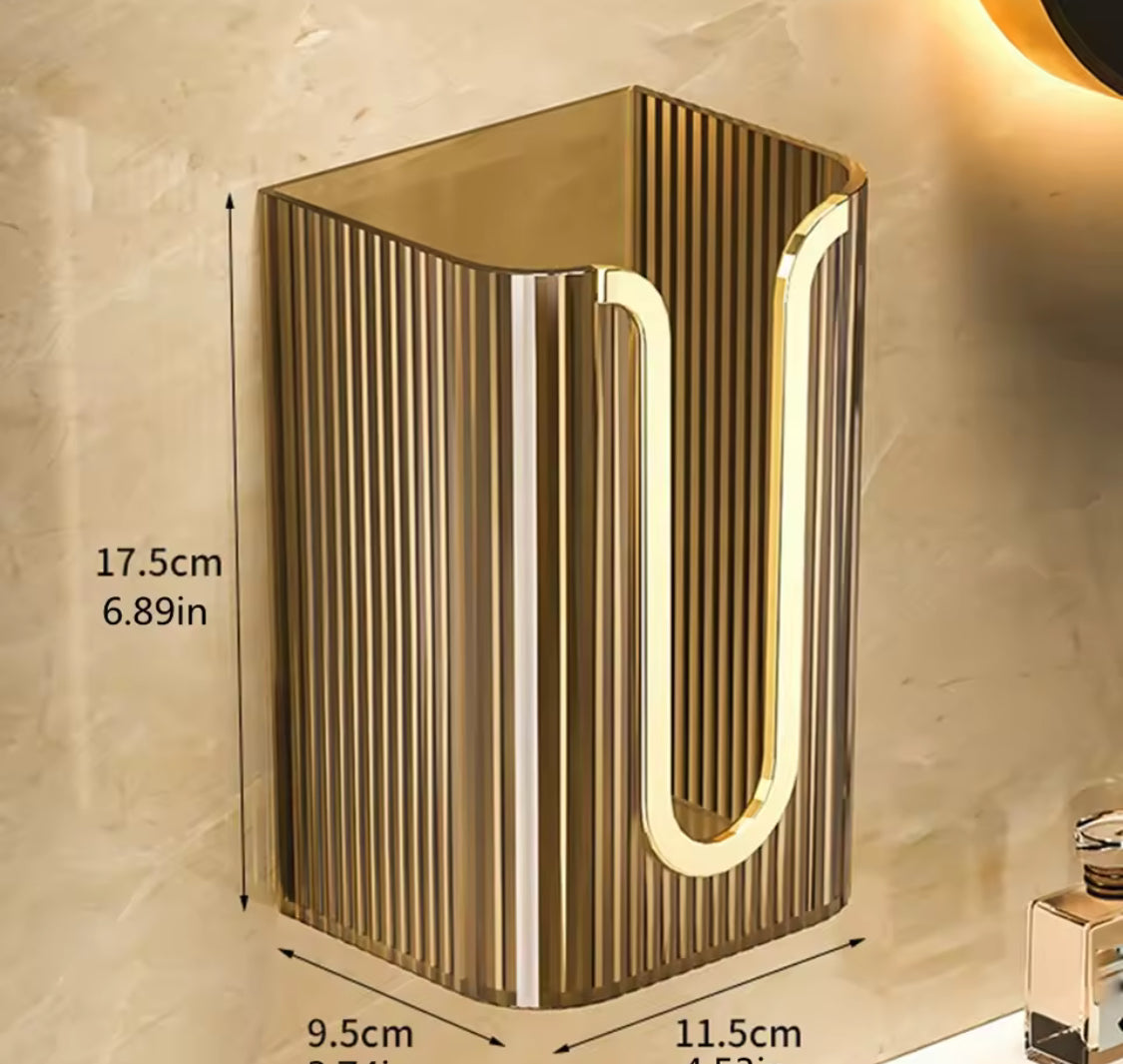 U Shape Transparent Tissue Box, Wall Mounted Acrylic Transparent Tissue Box, Table Napkin Holder, Bathroom   Tissue Paper Dispenser
