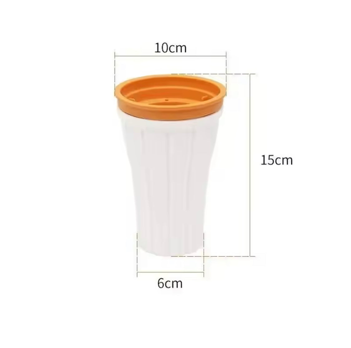 Silicone Frozen Dessert Cup,  Homemade Frozen Treat Cup, Frozen Ice Crusher Cup, Reusable Freeze And Squeeze Ice Cream Tumbler