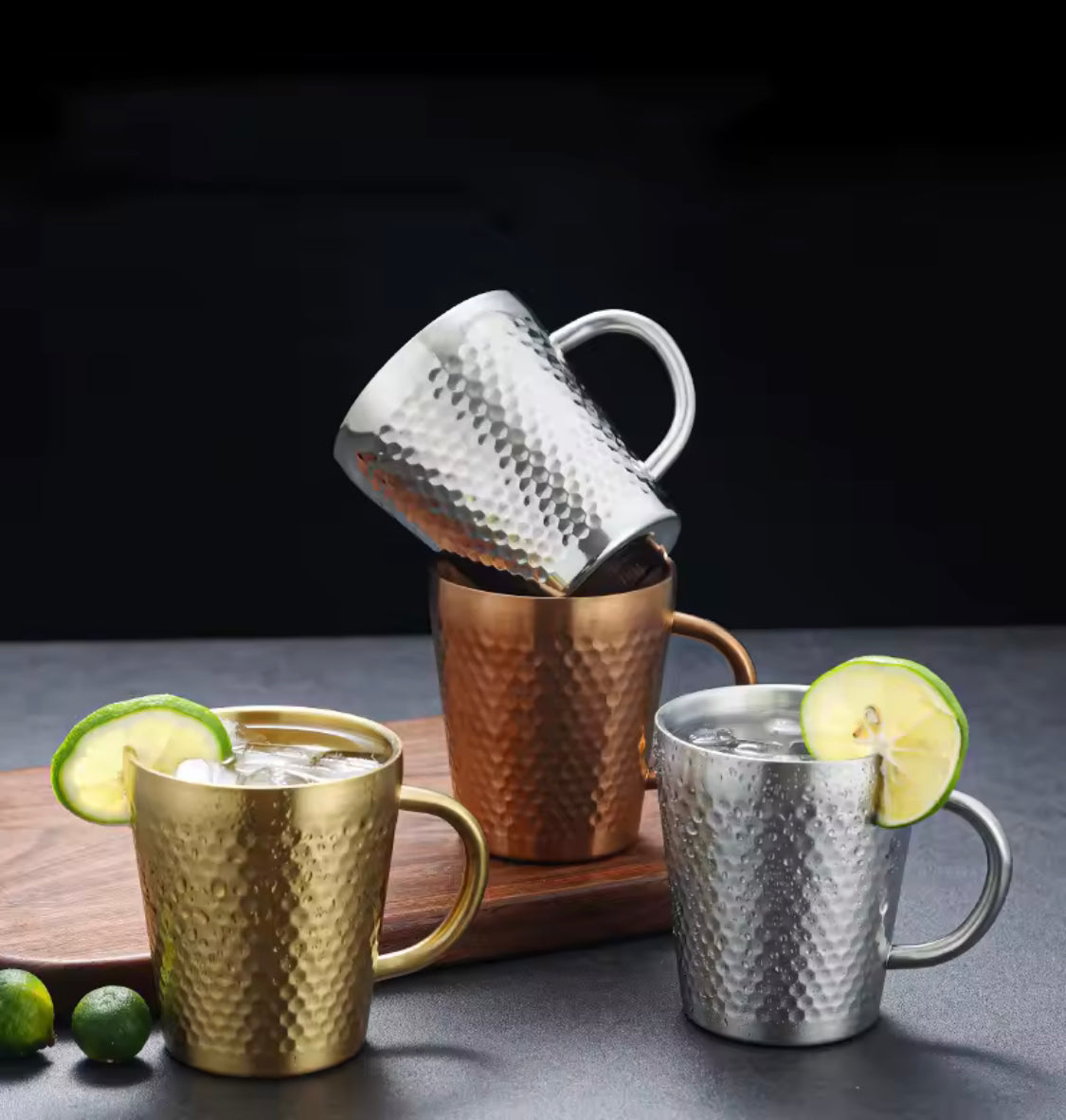 Stainless Steel Coffee Cup, Mule Shape Drinking Glass, Insulated Coffee Cups, Creative Serving Cups