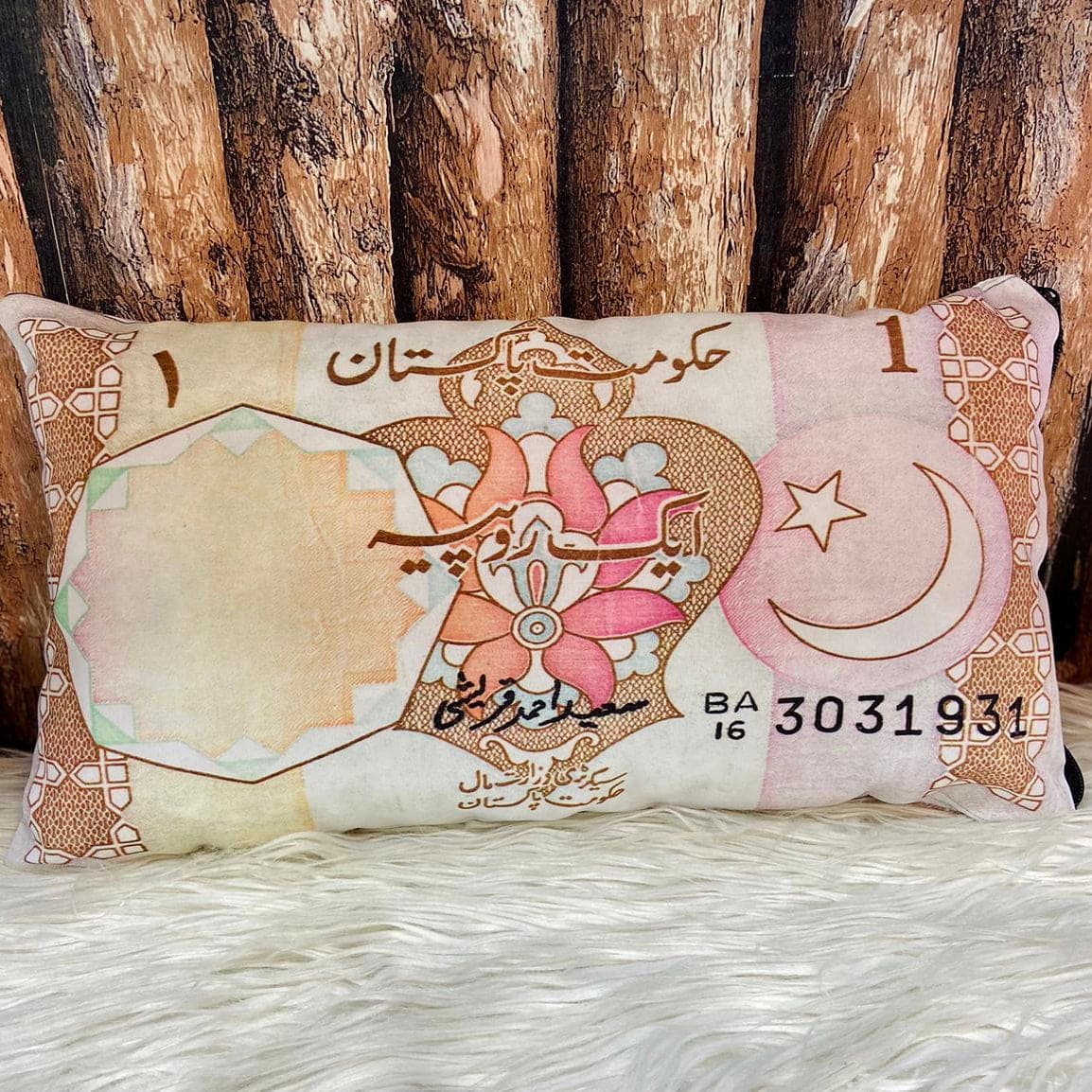 Currency Cushion, Home Decoration Cushions, Pakistani Currency Pillow, House Rupee Sofa Cushions