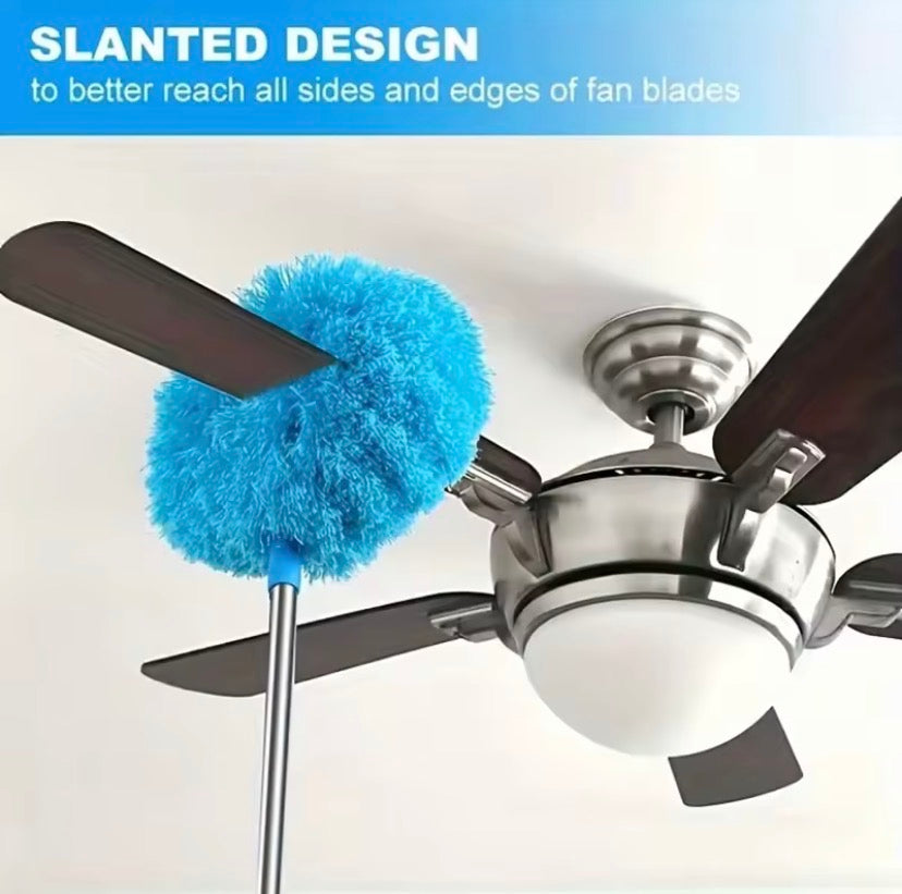 Removable Ceiling Fan Duster, Washable Retractable Clean Brush, Soft Duster Brush, Anti Dusting Brush, Home Cleaning Duster