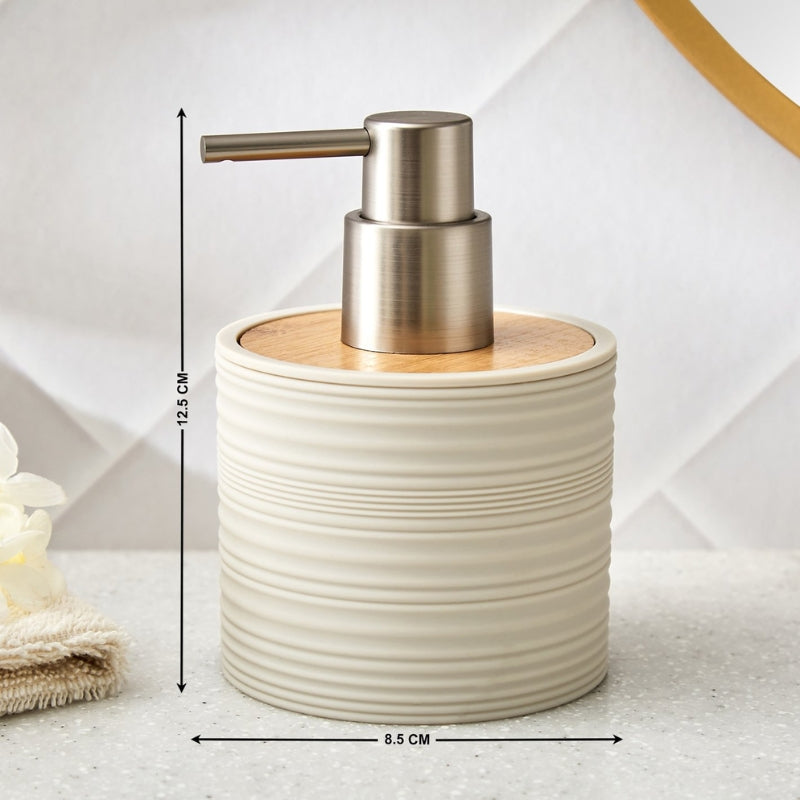 Nordic Style Bathroom Soap Dispenser, Modern Striped Soap Dispenser, Bathroom Countertop Soap Dispenser, Luxury Countertop Soap Dispenser