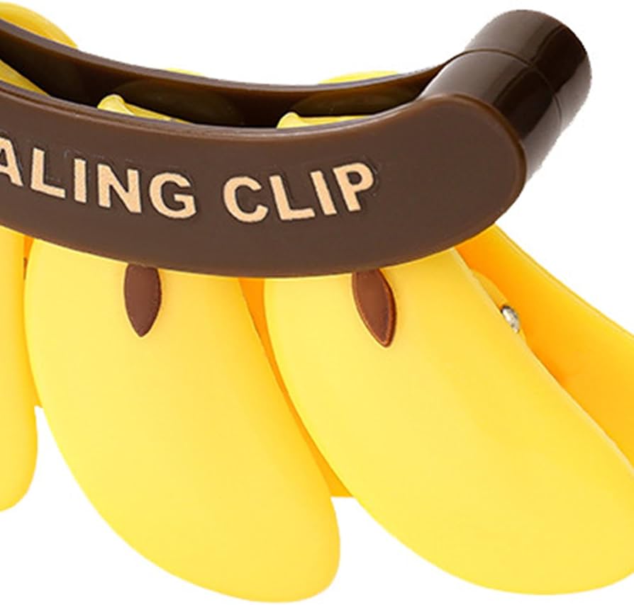 Reusable Banana Shape Sealing Clip, Food Bag Sealer with Fridge Magnet, Food Preservation Sealing Clips, Sealer Clamp Sealing Bag Clips, Kitchen Clips Freezer Bag Clips