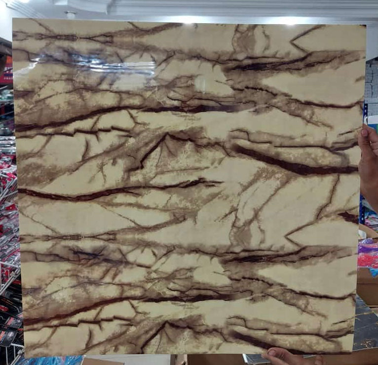 Waterproof UV Marble Sheet, Self Adhesive KSE Walls Sticker, Kitchen Cabinets Countertop Wallpaper