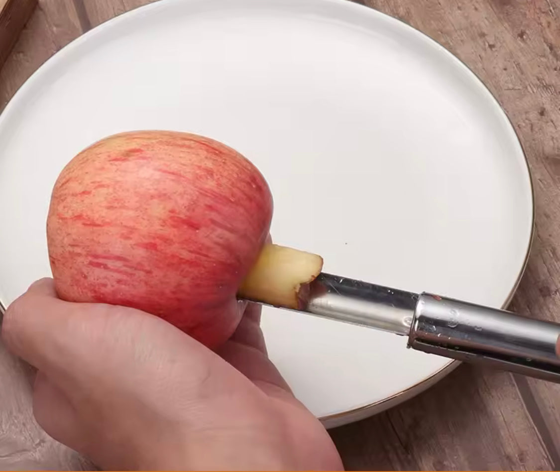 Stainles Steel Fruit Core Remover Cutter, Fruit Seeds Remover, Kitchen Gadgets, Home Vegetable Tool