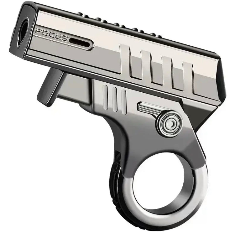 Creative Gun Type Lighter, Metal Windproof Butane Gas Lighter