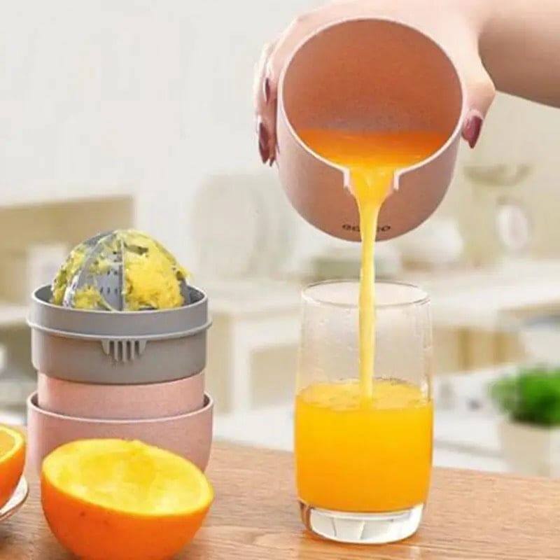 Manual Citrus Presser, Anti Slip Reamer, Hand Fruit Manual Juicer, Portable Lemon Juicer, Hand Rotation Press Juicer, Mini Portable Citrus Juicer Machine, Portable Lime Juicer Cup