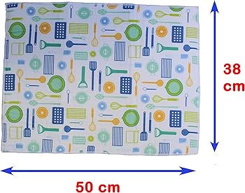 Printed Kitchen Water Absorbing Mat, Waterproof Kitchen Countertop Drying Mat, Tableware Dish Drying Coffee Mat