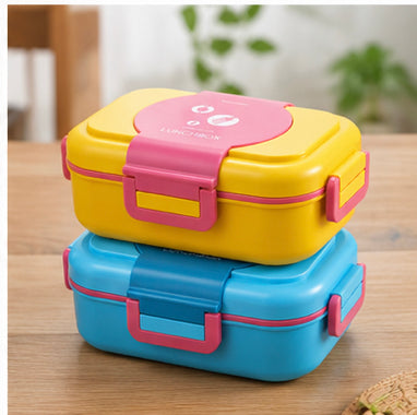 Portable Stainless Steel Food Storage Lunch Box, Healthy Meal Bento Box with Cutlery, Multi Compartment Kids School Lunch Box, Insulated Food Storage