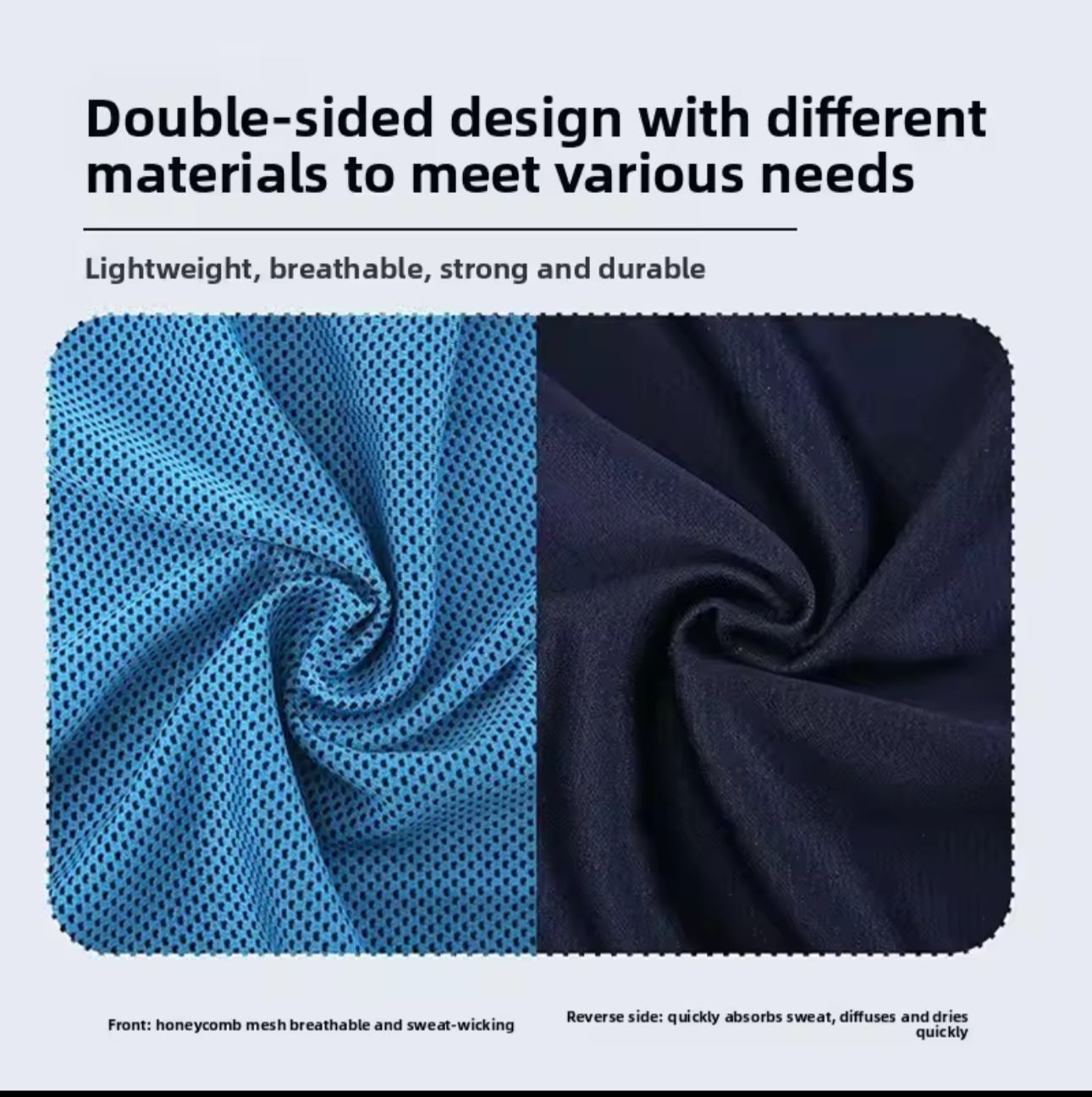 Workout Cooling Towels, Sports Ice Towel For Gym, Microfiber Soft Breathable Towel, Quick Dry Cooling Towel