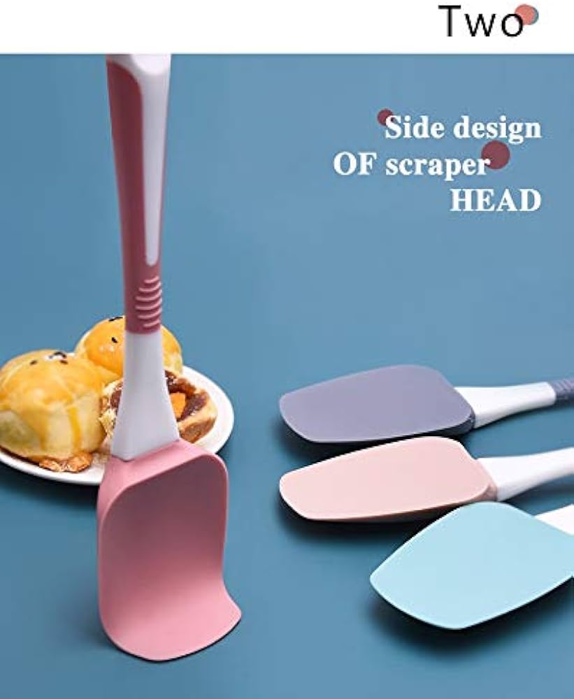 Heat Resistant Non Stick Spatulas, Silicone Spatula, Batter Spatula Brush