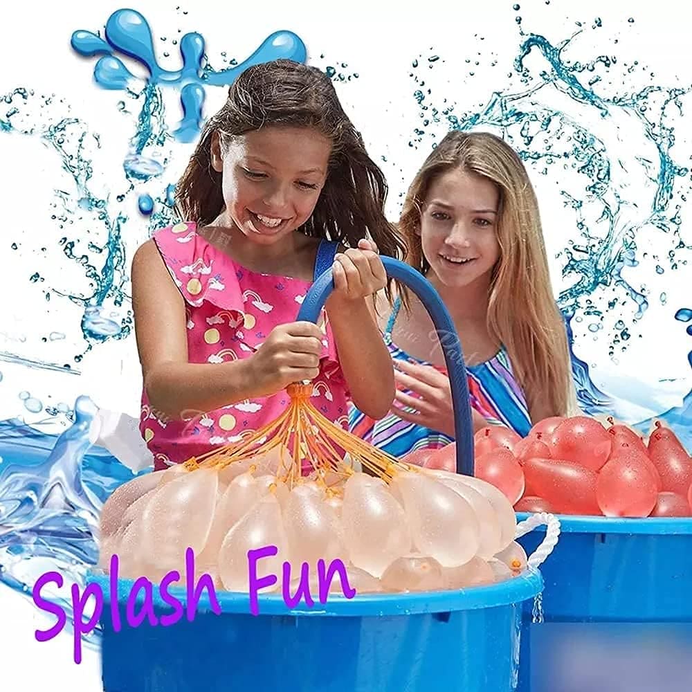 Magic Water Filling Balloon, 111 Pcs Water Balloons Bomb, Children Water War Game Kit, Latex Water Balloon Outdoor Toy, Water Balloon For Summer Toy, Rapid Filling Water Balloon