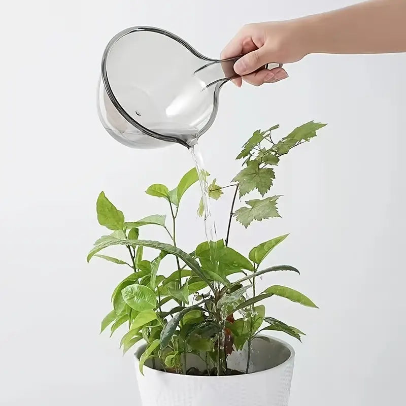 Plastic Water Ladle, Long Handle Water Ladle, Water Bath Scoop, Multipurpose Transparent Ladle For Home Kitchen Bathroom Outdoor, Hair Wash Bucket, Large Capacity Shower Ladle