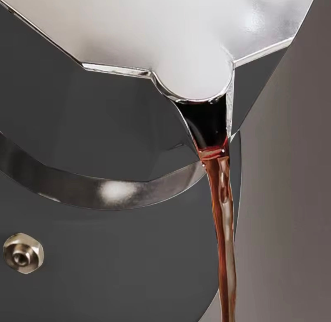 Manual Espresso Coffee Maker With Wooden Handle, Italian Espresso Brewer, Durable Mocha Maker Pot