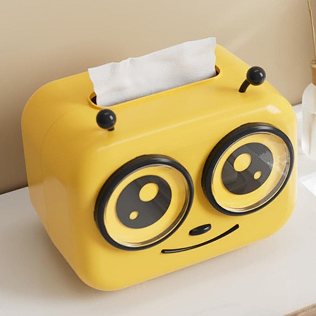 Bee Tissue Box, Cute Napkin Storage Box, Cartoon Toilet Paper Box, Vintage Tissue Holder, Living Room Tissue Box