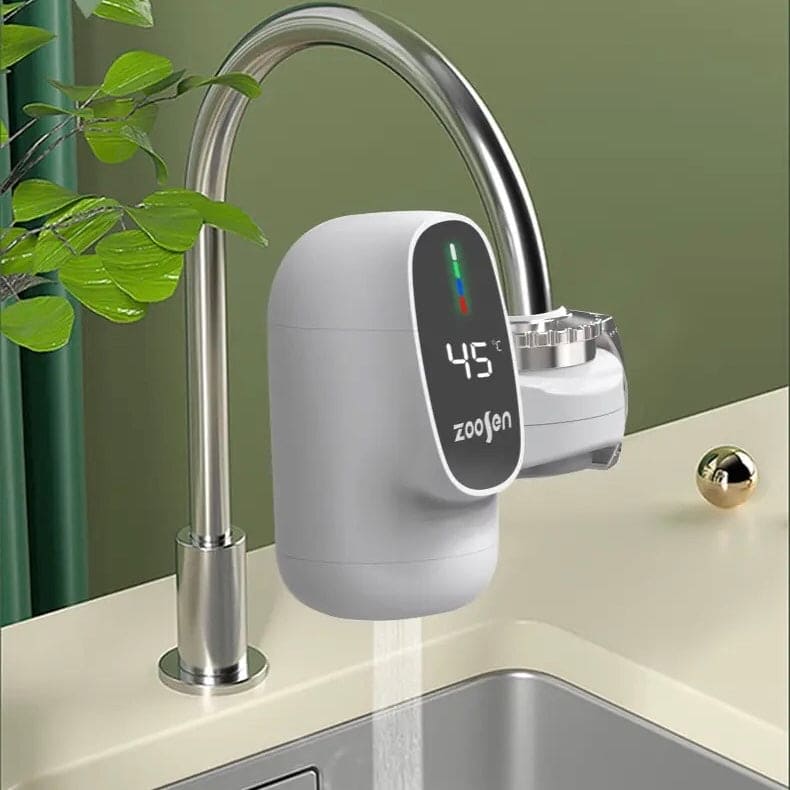 Electric Water Heater, Kitchen Tap Connector, Instant Cold Hot Water Faucet Adapter, Faucet Digital Display Water Heater, Digital Display Heating Tap, Water Heater for Bathroom Kitchen Faucet