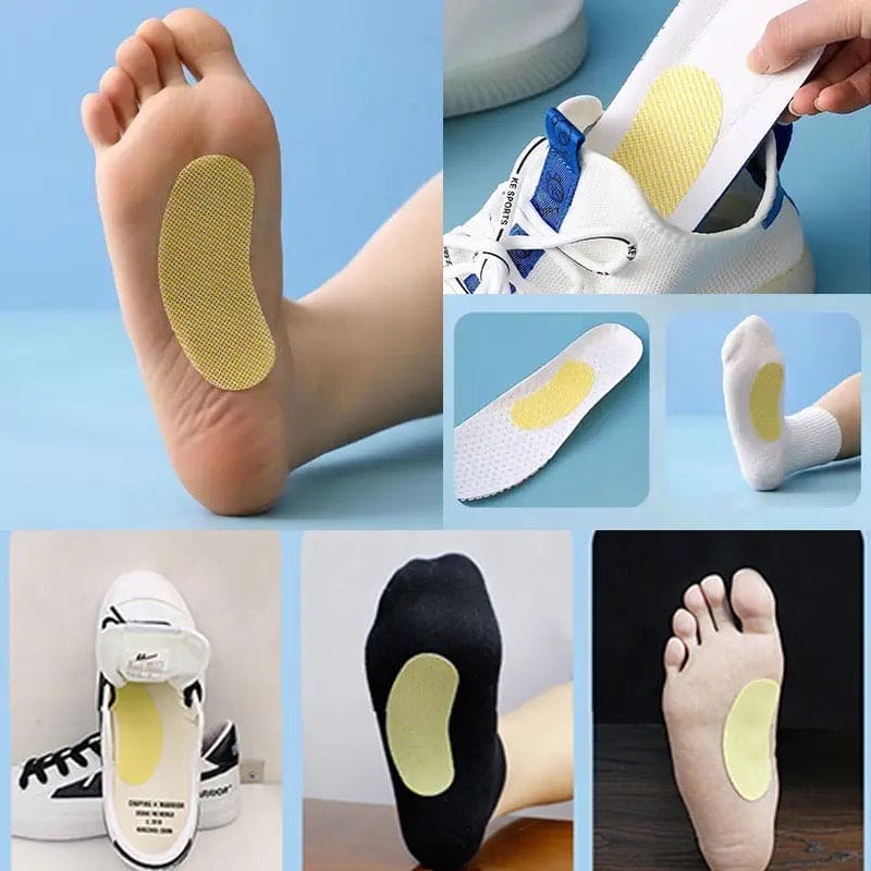 Set Of 10 Shoe Deo Sticker, Foot Sweat Absorption Insoles, Universal Shoe Deodorant Patch, Footwear Stink Antibacterial Removal, Freshness Sticker Foot Care, No More Smelly Shoes or Stinky Feet for Men and Women