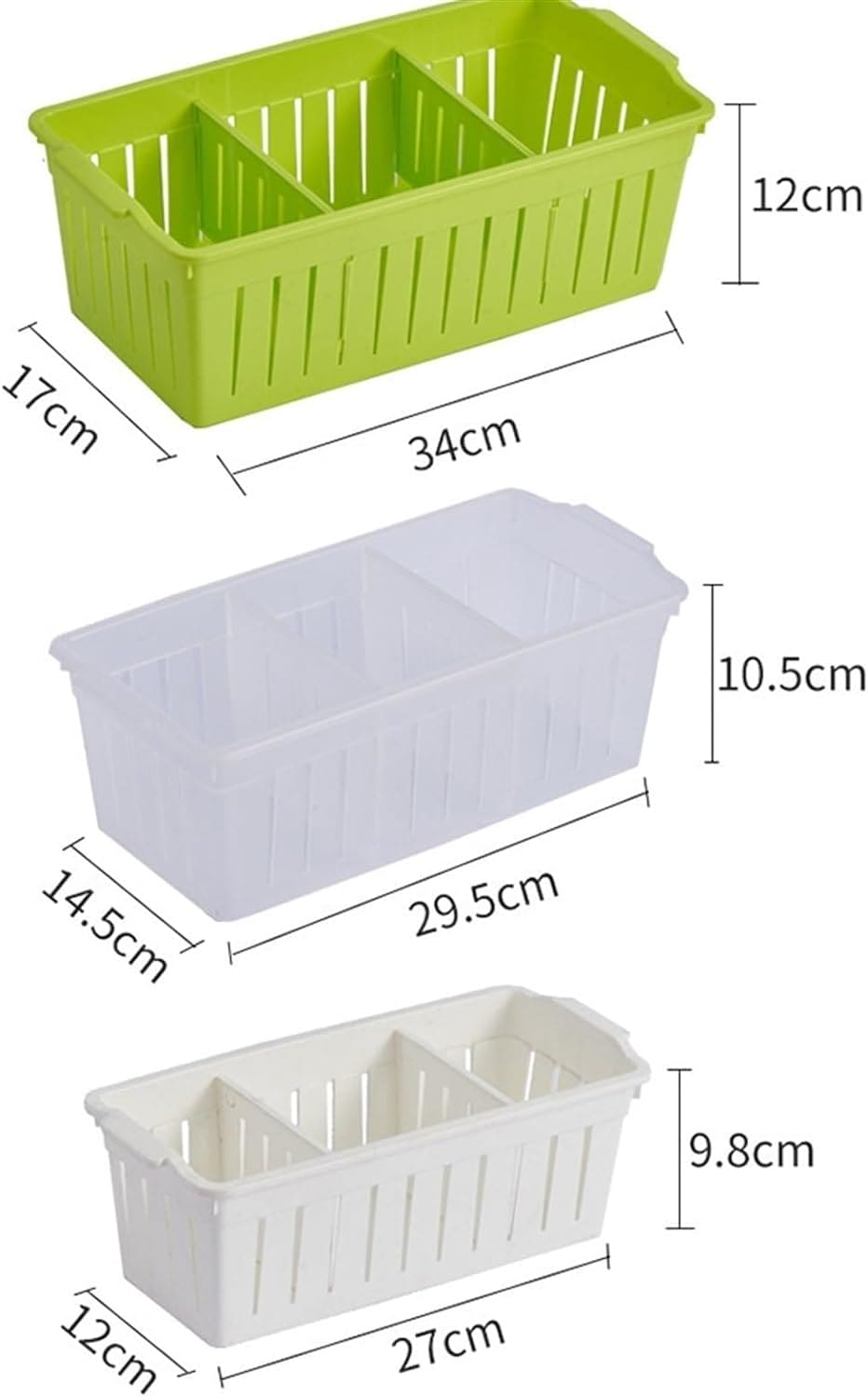 Detachable Storage Basket, Multifunctional Vanity Storage Bin, Household Kitchen Bathroom Sorting Storage Box, Wardrobe Storage Box, Stackable Organizer With Partitions, Divided Organization Plastic Baskets