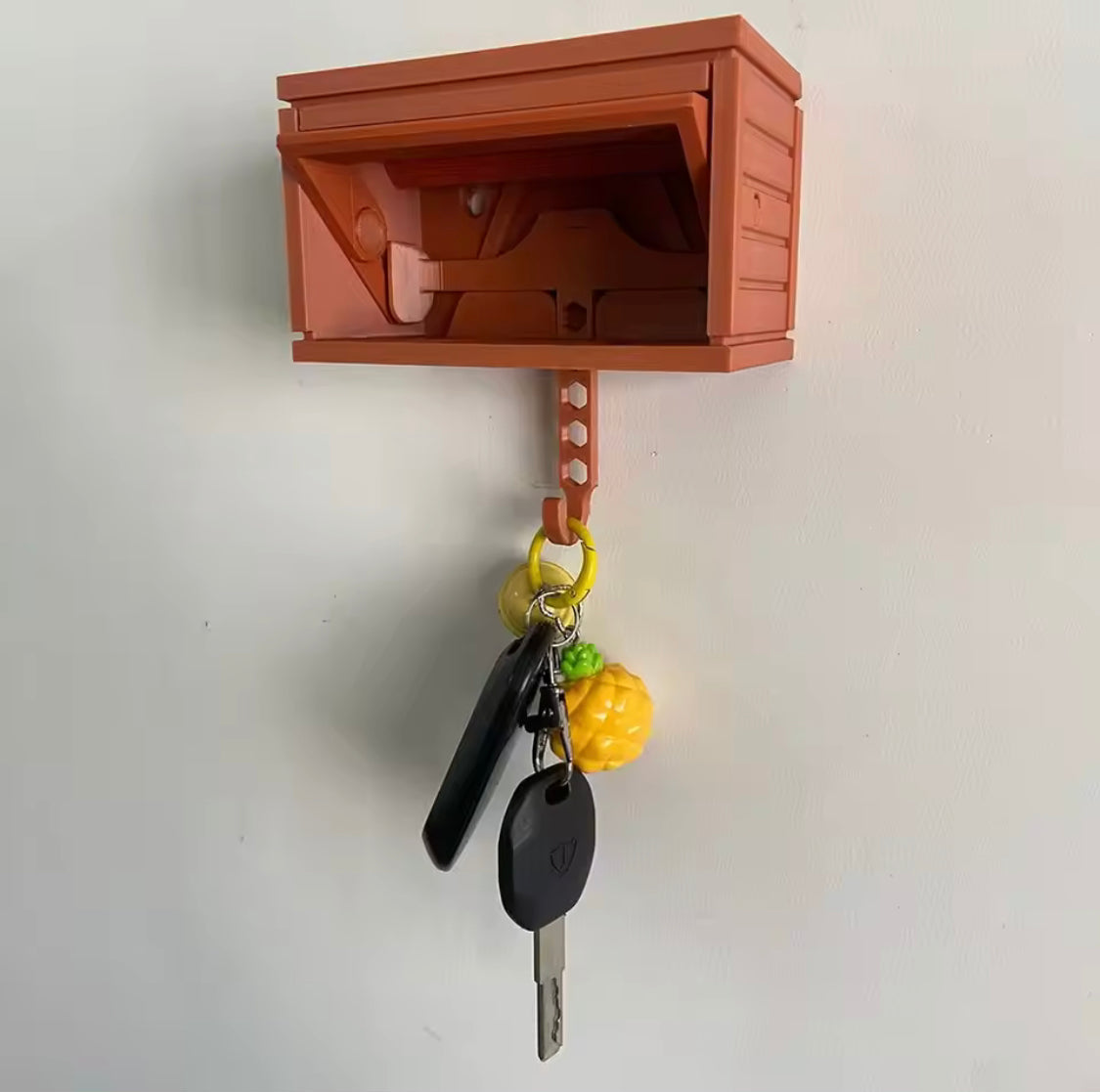 Car Garage Key Holder, Wall Mounted Door Opening Key Holder, Office Durable Decorative Key Holder