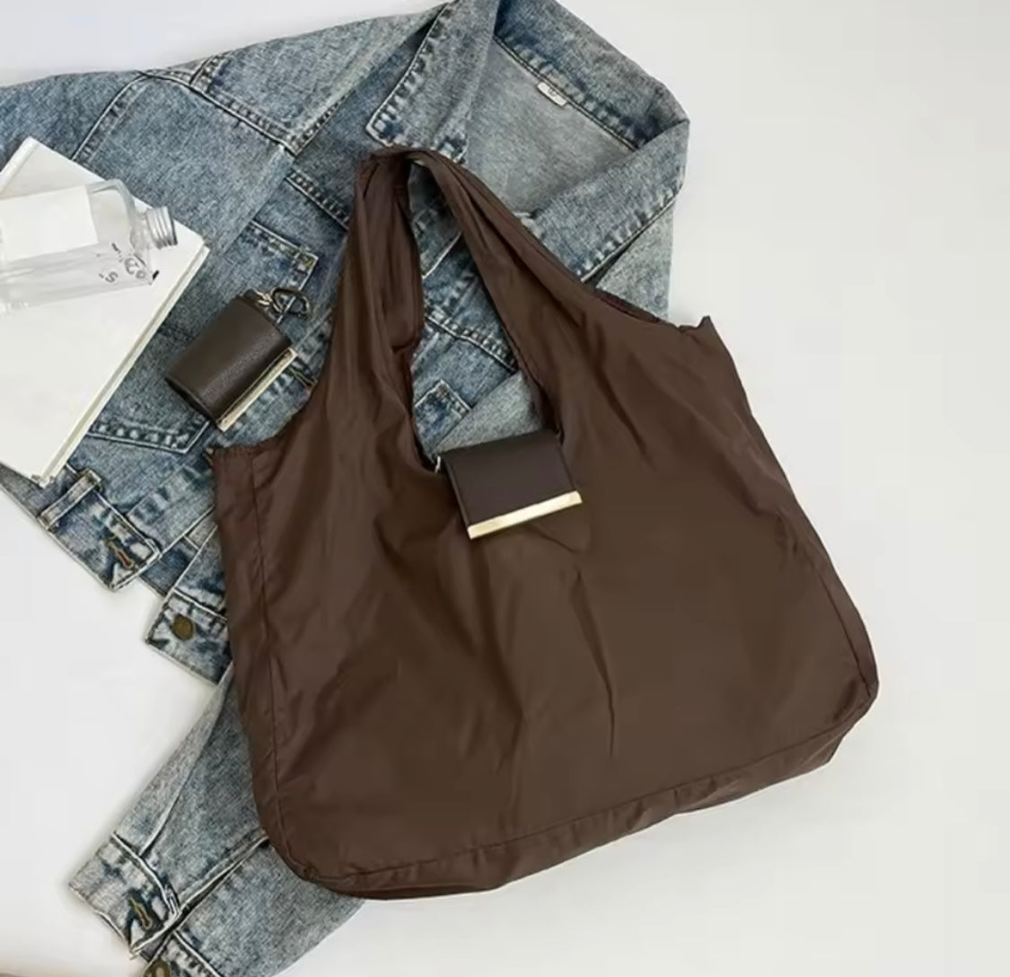Foldable Mini Keychain Bag, Large Capacity Handbag, Expandable Reusable Bag