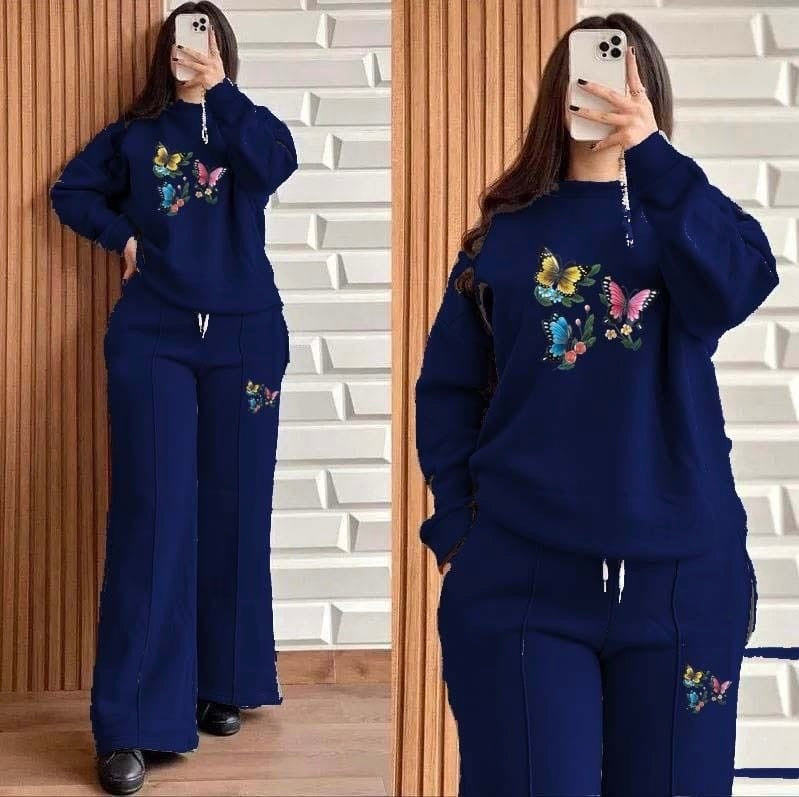 2pcs Baggy Style Women Winter Track Suit