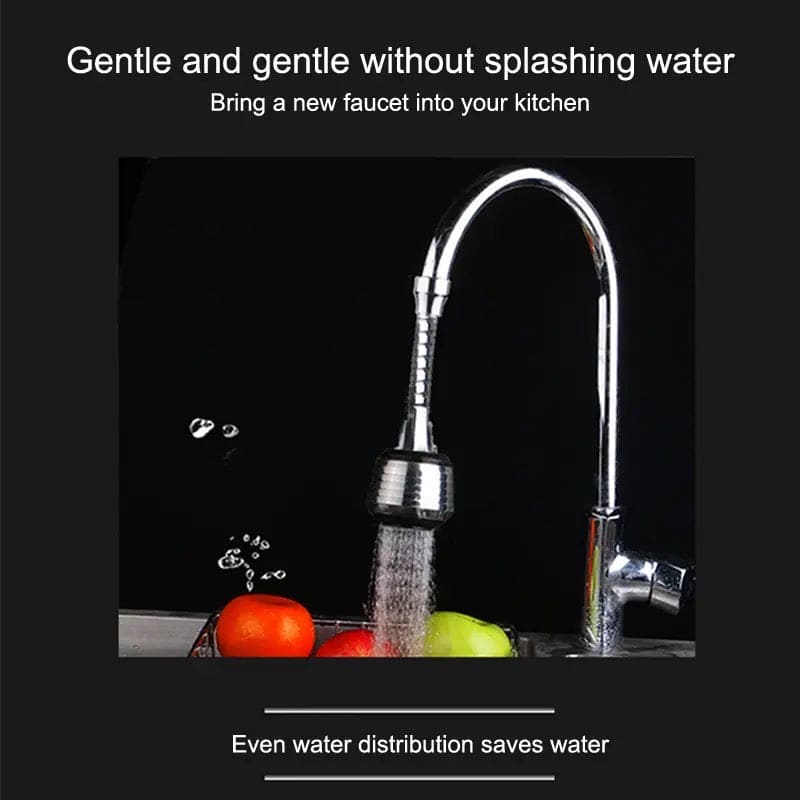 Multifunctional Splash Guard, Flexible Faucet Extender, 360 Rotatable Water Extender, Faucet Nozzle Frother Mixer, Bathroom Kitchen Faucet Sprayer Adapter Filter, Bendable Kitchen Sink Tap Spray Head