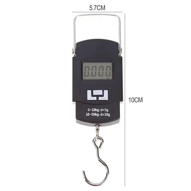 Pocket Digital Hanging Scale, Electronic Led Weighing Scale, Fish Weighing Scales, Precision Digital Scale, Multifunctional Luggage Hanging Hook Scales