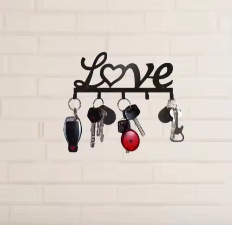 Wall Mounted Key Holder, Rack Floating, Wall Hanging Storage Rack, Key Holder For Home Decoration