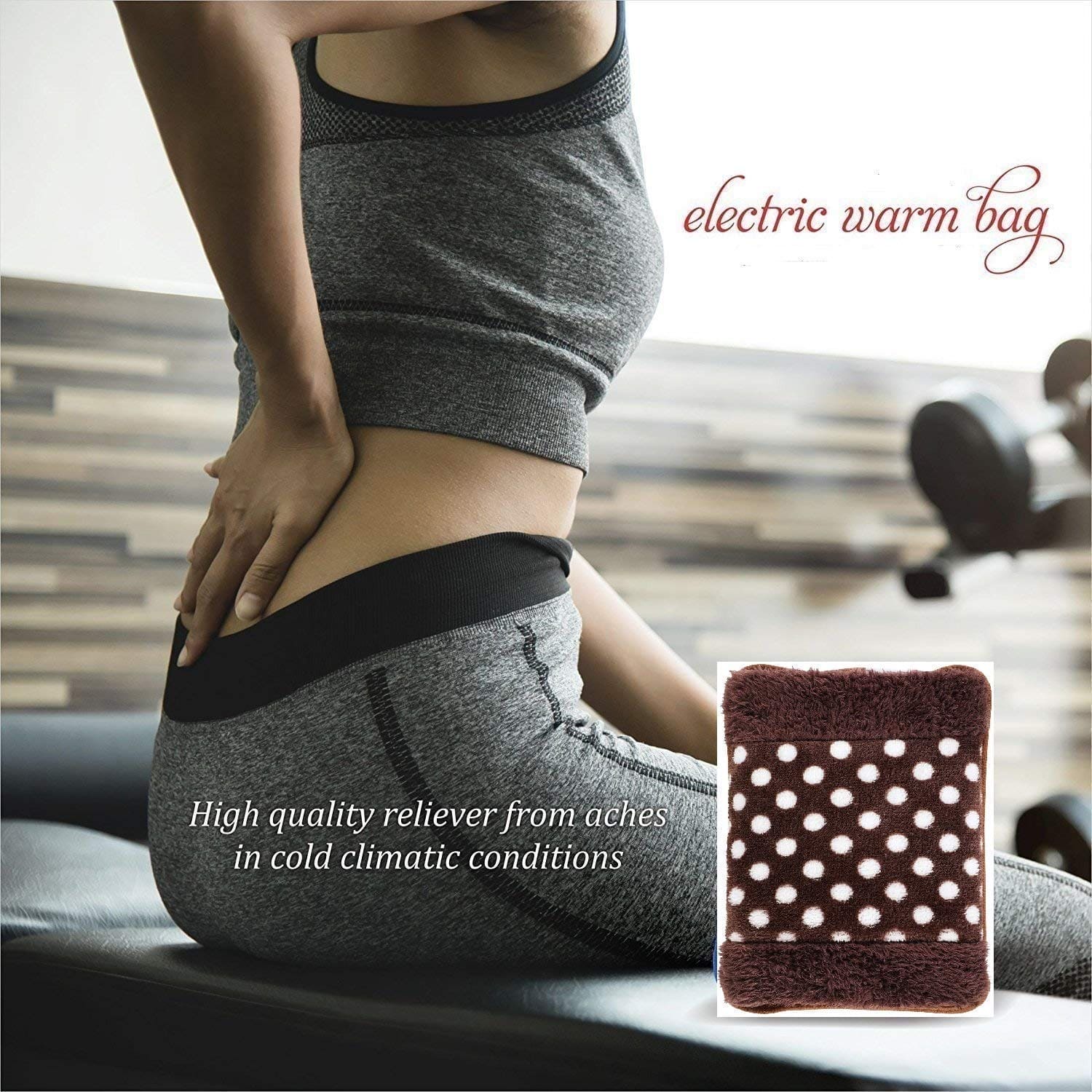 Electric Water Heating Bag, Soft Heating Pad, Rechargeable Hot Water Bag, Water Bag for Pain Relief Winter, Heating Gel Pad-Heat Pouch, Warm Water Bag, Fur Velvet Heating Pad With Hand Pocket