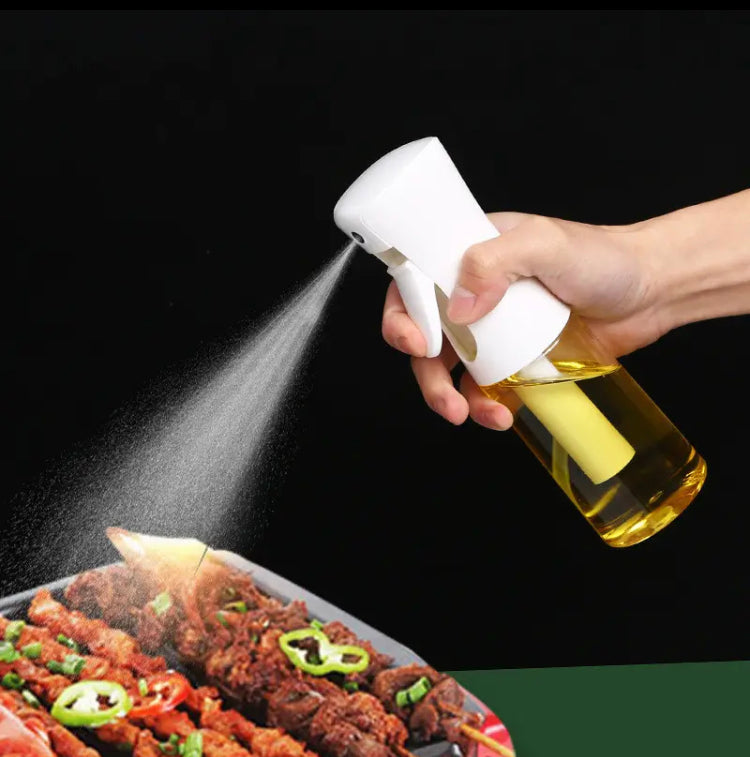 Pack Of 5pcs Set Kitchen Oil Bottle, Cooking Oil Spray,  Pneumatic Spray Bottle With New Model Spices Jar