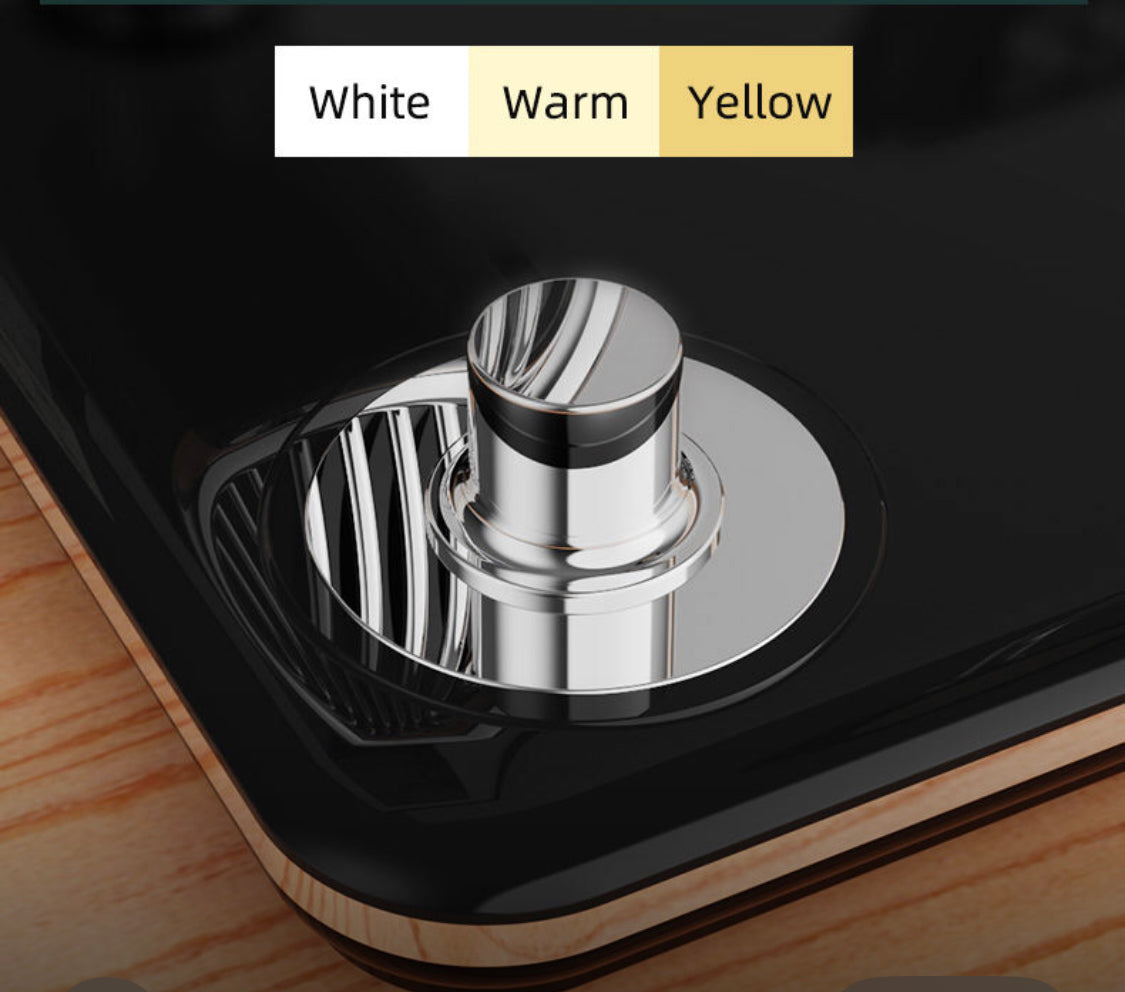 4 In 1 Smart LED Table Lamp, Wireless Lamp With Charging Pad, Adjustable LED Lamp With Bluetooth Speaker And Clock
