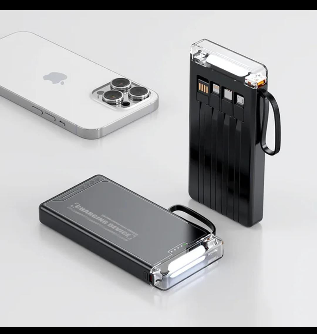 Mini 10000mAh Power Bank, Portable Charger With External Battery Pack, Super Fast Charger Power Bank