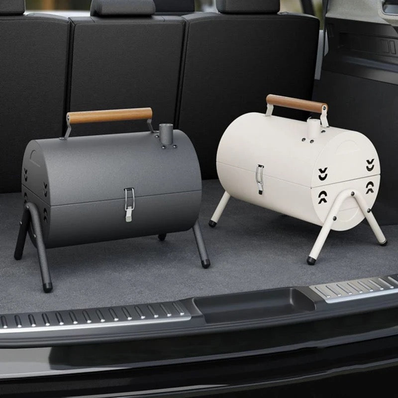 Outdoor BBQ Grill, Dual-Purpose Barbecue Grill, Foldable Camping Grill