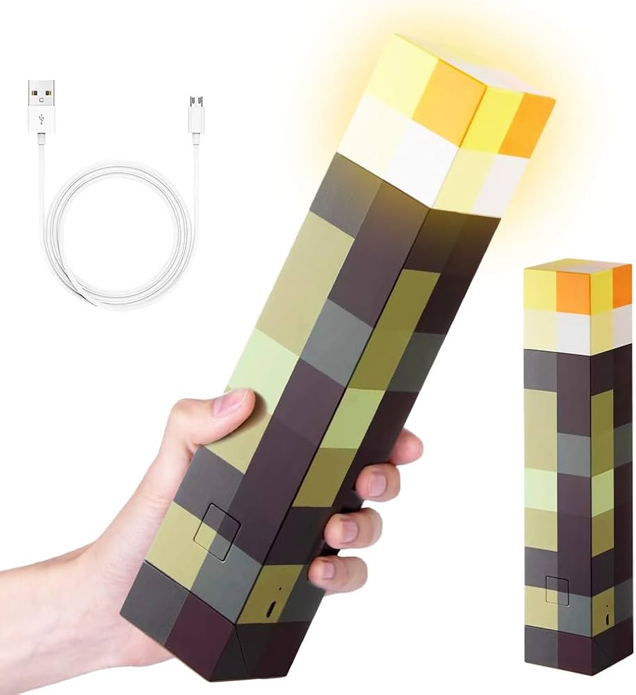 LED Pixel Block Night Lamp,     Colorful Pixel LED Desk Lamp,     Block Style LED Mood Lamp,     Minecraft Style Pixel Night Lamp