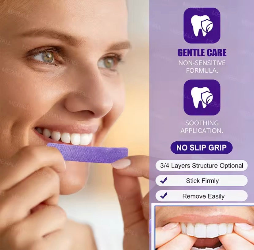 Magic Teeth Whitening Strips,     Instant Smile Teeth Whitening Strips, Deep Clean Teeth Whitening Strips