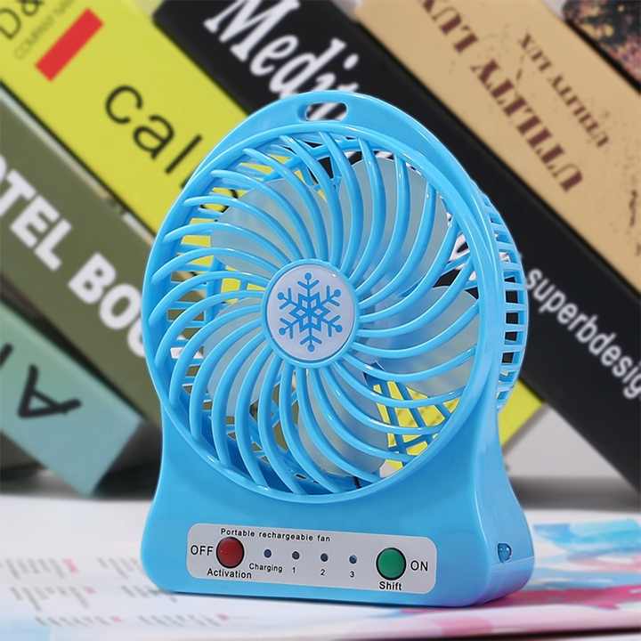 Mini Air Cooler Fan, USB Cooling Rechargeable Handheld Fan, Portable Outdoor LED Light Fan, Summer M Dormitory Desktop Fan,Multipurpose Mini Table Fan, Personal Cooling Fan with Night Light