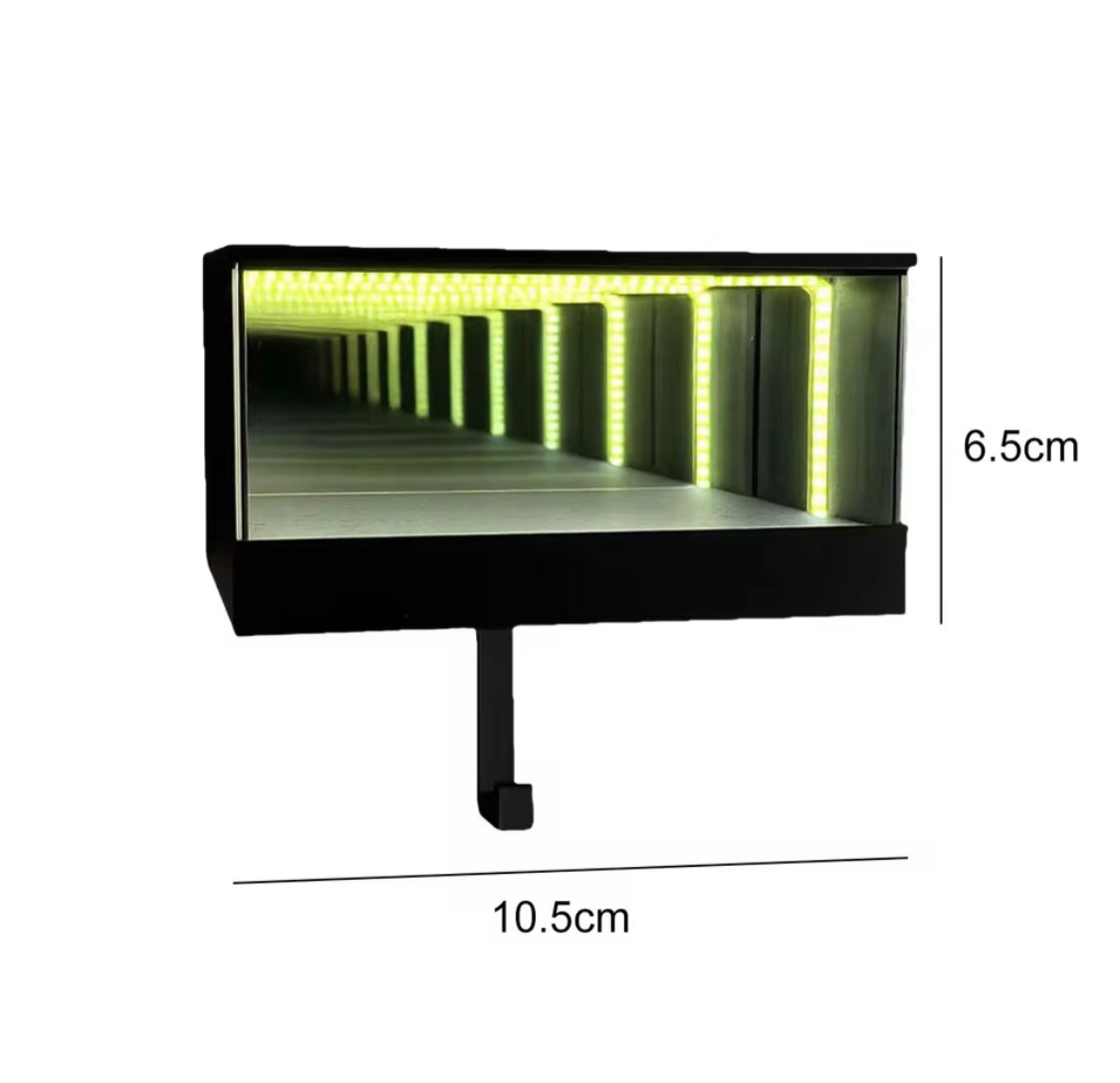 Infinity LED Car Display Key Holder, LED Display Key Box, Luxury Wall Mounted Car Display Shelf, Smart Wall Display Key Organizer
