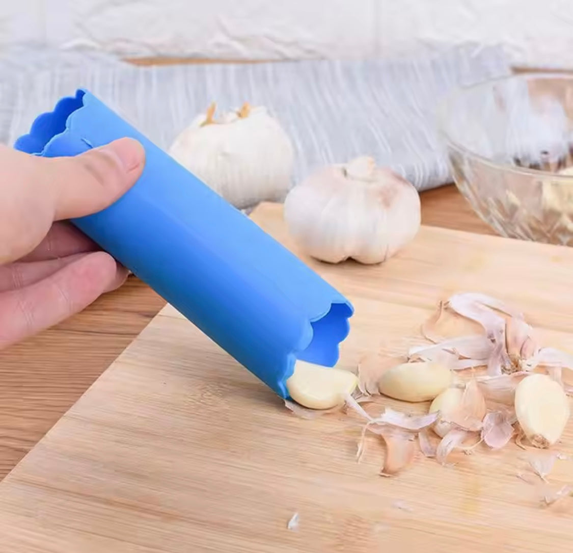 Set Of 3 Effortlessly Garlic Peeler, Reusable Silicone Garlic Peeler Roller, Quickly Peel Garlic Easy Kitchen Tool