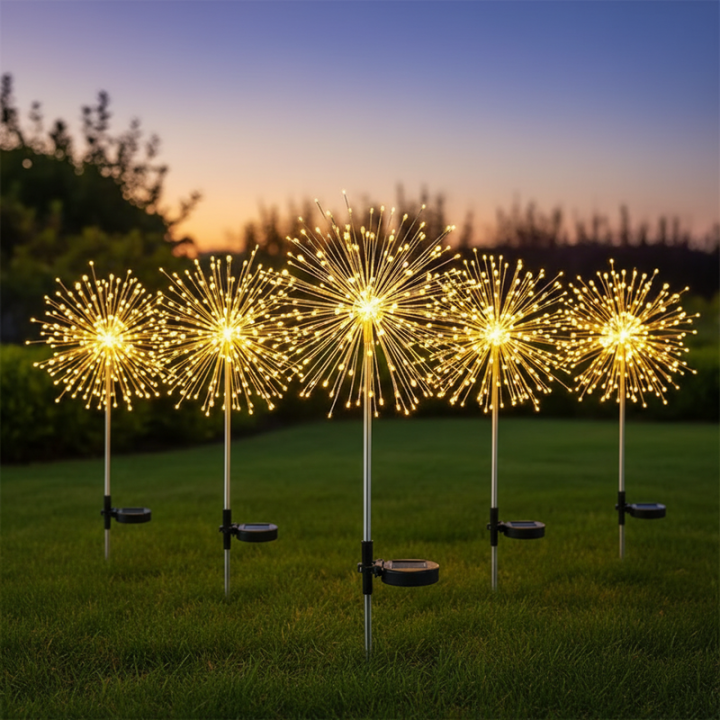 Led Solar Firefly Lights, Outdoor Garden Lawn Lights, Waterproof Swaying Light, Party Decorations Solar Lamp