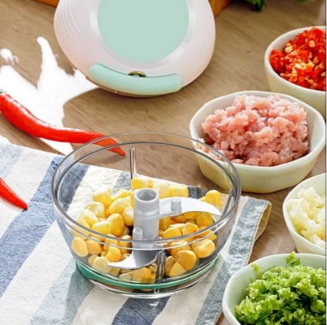 Pulley Garlic Chopper, Multifunctional Vegetable Cutter, Manual Food Chopping Grinder, Vegetable Shredding Machine, Mini Onion Chopper Vegetable Masher, Fruit Squeezer Meat Grinder Garlic Crusher, Food Mixer Kitchen Gadget